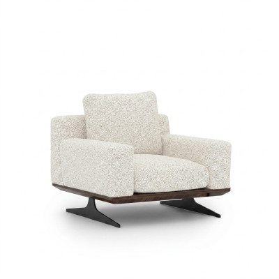 Living room furnishing luxury textile armchair upholstered furniture modern designer furniture