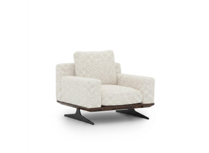 Living room furnishing luxury textile armchair upholstered furniture modern designer furniture