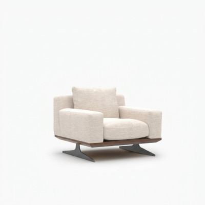 Living room furniture armchair luxury upholstered seat modern upholstered furniture design interior furnishings