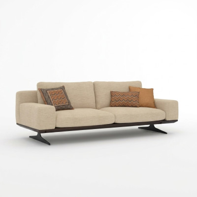 Living room sofa three-seater couch textile furniture upholstered sofa designer furnishings