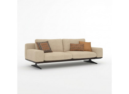 Living room sofa three-seater couch textile furniture upholstered sofa designer furnishings