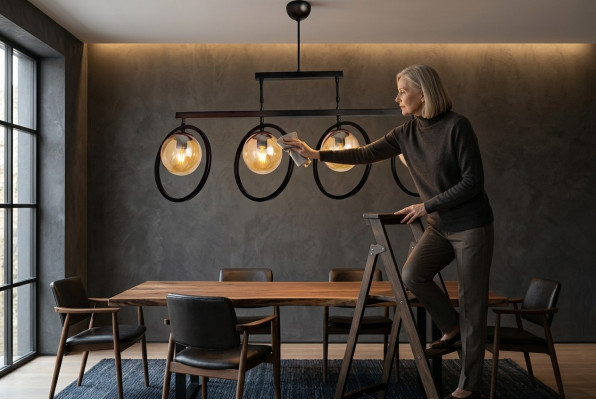 Ceiling lamp in a luxurious style A real eye-catcher for the living room