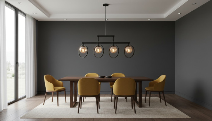 Ceiling lamp in a luxurious style A real eye-catcher for the living room