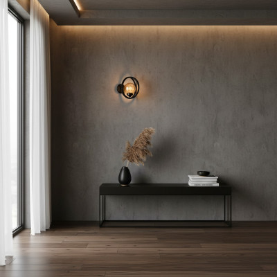 Wall lamp, modern black wall light, wall lights for the corridor hallway lamp