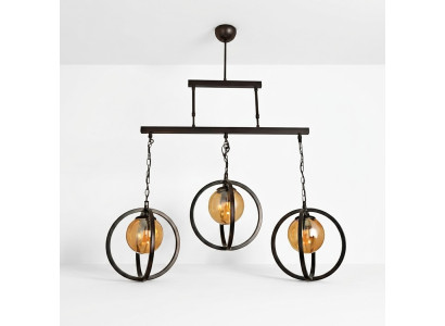 Ceiling lamp Luster Glass chic for the living room style