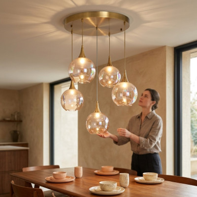 Chandelier Metal Lamp Lights Ceiling Lights Fixture 55x80