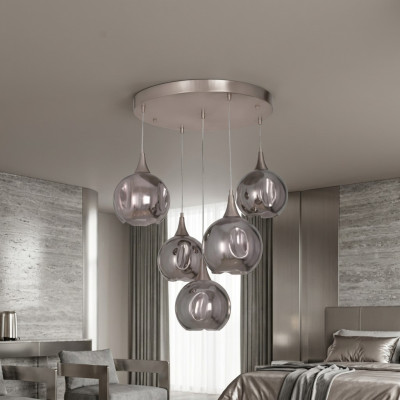 Chandelier Metal Lamp Lighting Lamps Ceiling Lights 55x80 Light