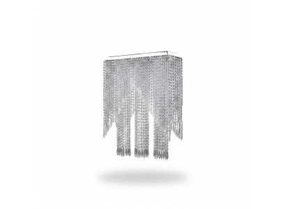 Chandelier pendant light glossy chrome new living room chandelier