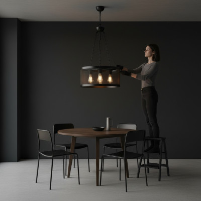Ceiling lamp A modern luxury new style pendant light design living room