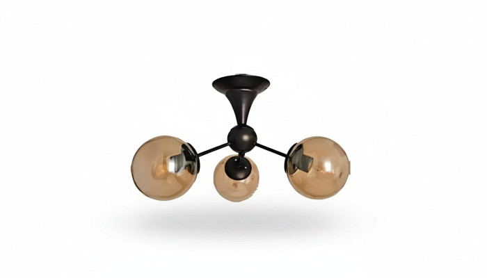 Ceiling lamp modern pendant light living room black luxury lights
