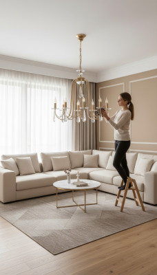Light lamp round lamps ceiling light chandelier lights 75x100
