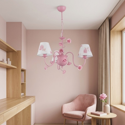 Pink ceiling lamp with modern design in living room bedroom new