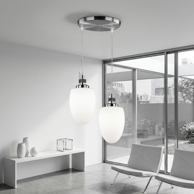 Ceiling lamp modern White Glass living room luxury new style 33x70cm