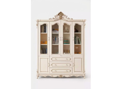 White bookshelf for the living room classic furniture luxury furniture new