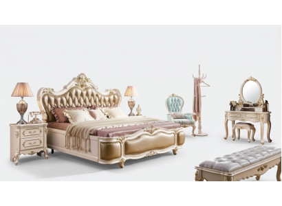 Bedroom set classic designer wooden furniture luxury new 8-piece
