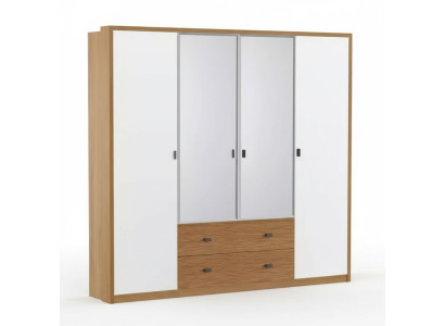 Wardrobe closets bedroom modern furniture material wood luxury cabinet