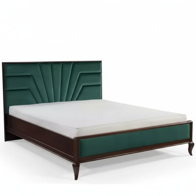 Bed luxury double hotel beds bedroom design wood furniture