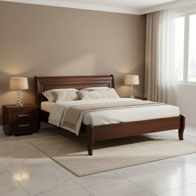 Bed Design Luxury Hotel Beds Marriage Bedroom Double Baroque Wooden Beds