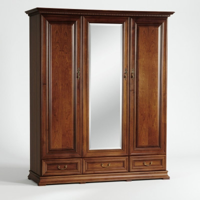Wardrobe Bedroom Wood Cabinet Antique Style Baroque Cabinets