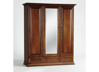 Wardrobe Bedroom Wood Cabinet Antique Style Baroque Cabinets