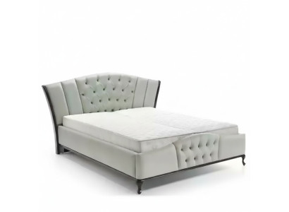 Bed Cushion Design Luxury Double Hotel Beds Chesterfield Wood Furniture New