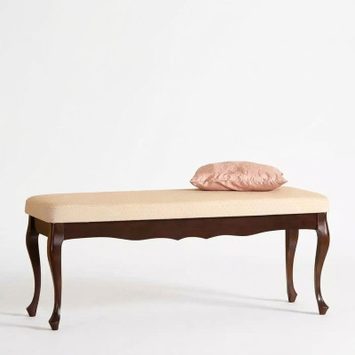 Classic designer bench stool seating upholstered bench footstool
