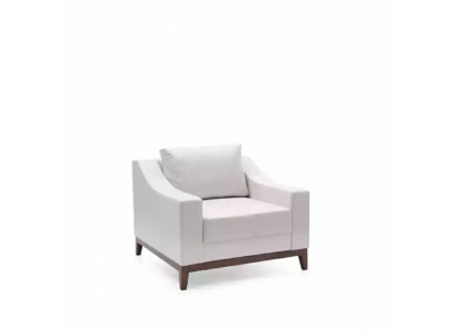 Armchair white Scandinavian upholstered armchair TV armchair lounge club furniture