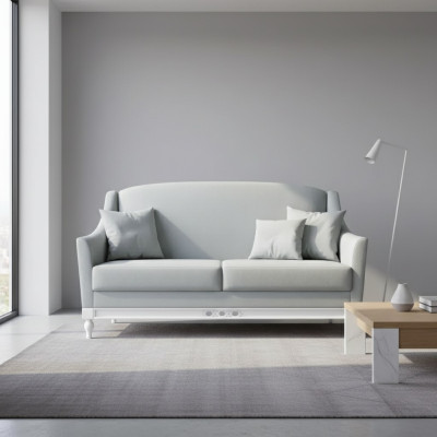 Sofa 2-seater sofas design luxury textile wood upholstery two-seater couches