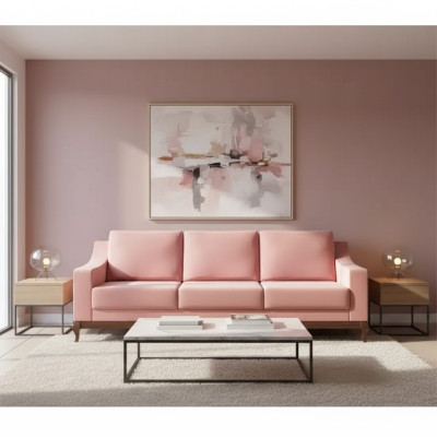 Three-seater sofa couch modern furniture living room luxury upholstered sofa design
