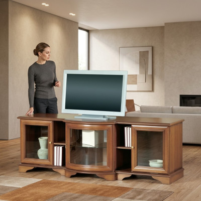 Living room TV stand television lowboard cabinet furniture wood RTV 177cm