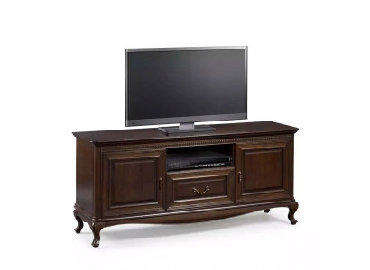 TV stand solid wood television stand brown cabinet furniture