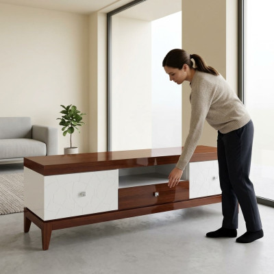 TV stand in the living room television stand luxury living room furniture wood RTV