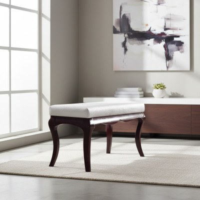 Hocker Designer Luxury Upholstered Bench Seat Relax Antique Style Bedroom New