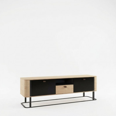 Wall unit, RTV sideboard, TV stand, low side, wall units, wood, metal
