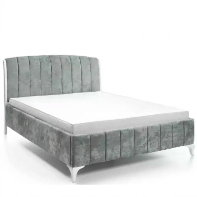Luxurious beds bedroom gray double bed wood beds bed frame bed