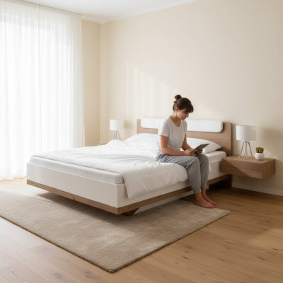 Bed Pillow Design Luxury Furniture Double Hotel Beds White Luxury