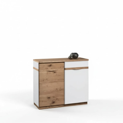 Dresser with 3 drawers, white sideboard, modern wooden sideboard