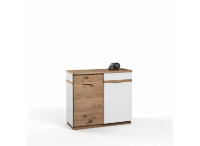 Dresser with 3 drawers, white sideboard, modern wooden sideboard