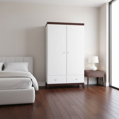 Wardrobe Bedroom Closet White Modern Wood Luxury Cabinets