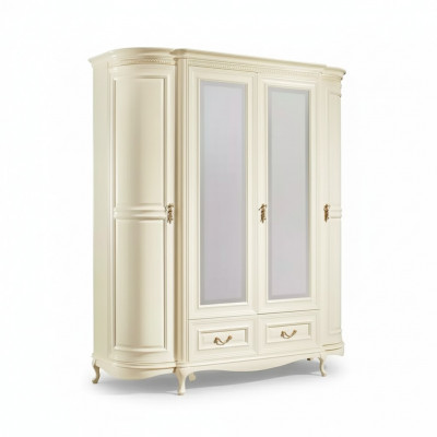 Wardrobe Luxury White Bedroom Wardrobe Wooden Furniture Cabinets