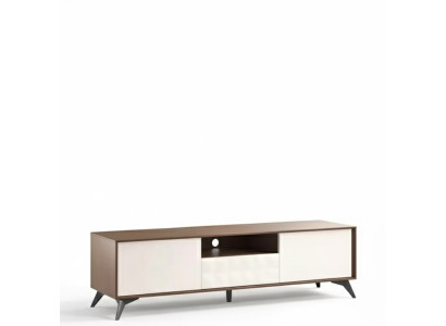 TV stand lowboard living wall modern design sideboard wood