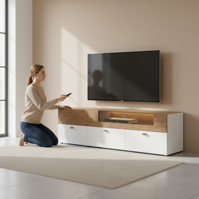 Design wall cabinet shelf wall shelves living room TV stand wood