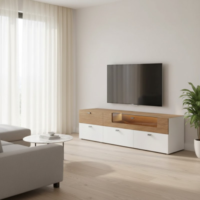 Design wall cabinet shelf wall shelves living room TV stand wood