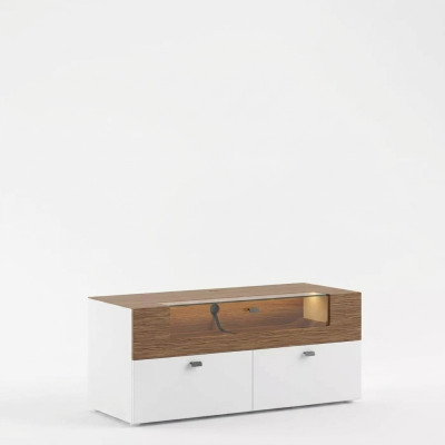 Wall unit TV stand white RTV sideboard display cabinet wood modern living room