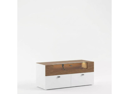 Wall unit TV stand white RTV sideboard display cabinet wood modern living room