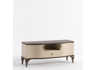 TV stand living room beige furniture wood sideboard style modern