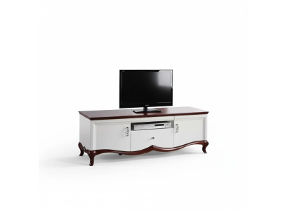 rtv lowboard tv stand sideboard wood luxury white living room cabinet