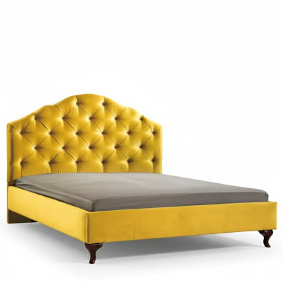 Chesterfield yellow bed for the bedroom double beds bright luxury