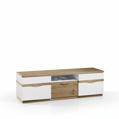 TV stand television wall living wall low board white high gloss TV stand