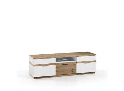 TV stand television wall living wall low board white high gloss TV stand